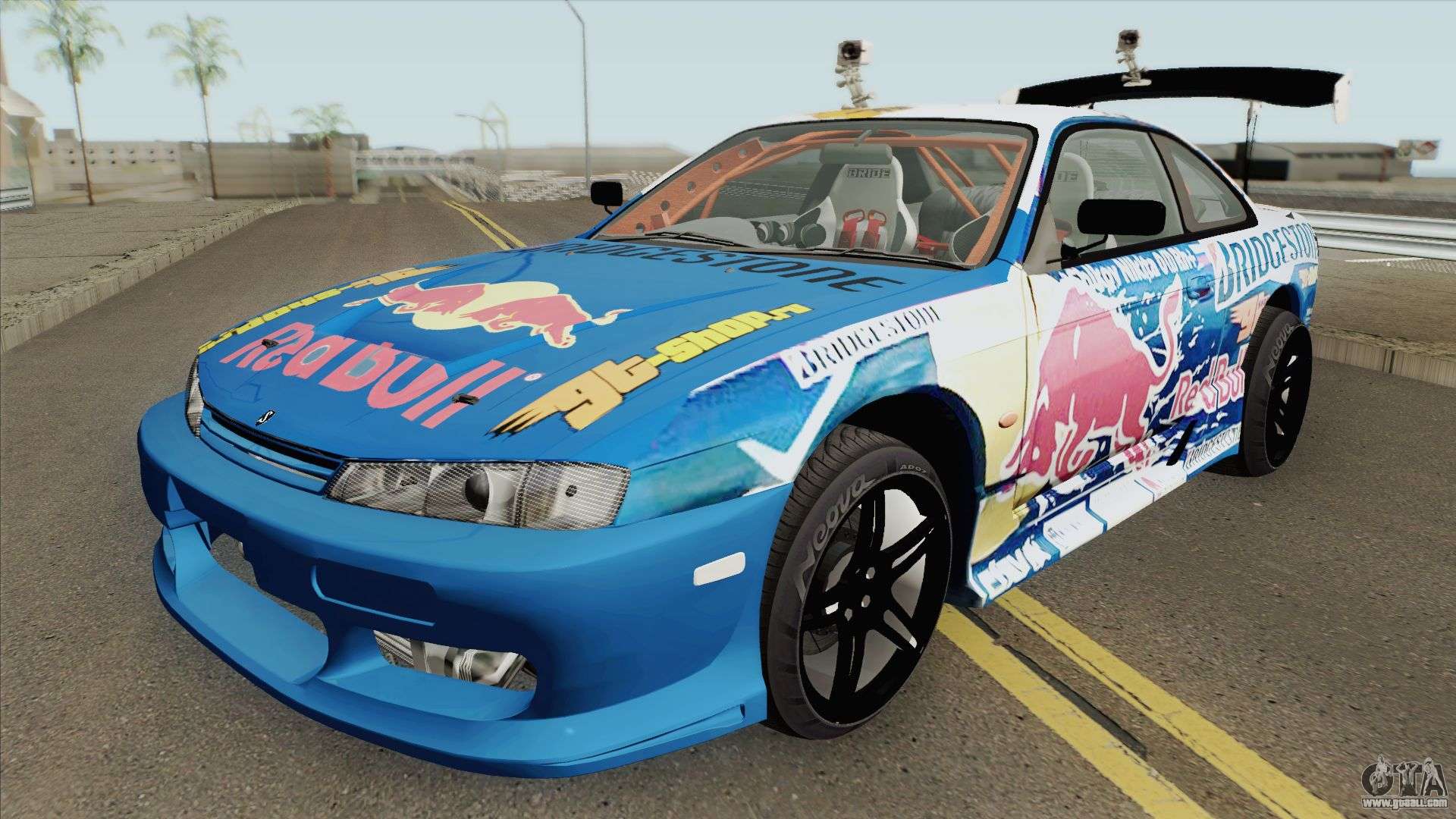 Nissan Silvia S14 RedBull (MTA Tokyo Drift) for GTA San Andreas Nissan Silvia S14 Tokyo Drift