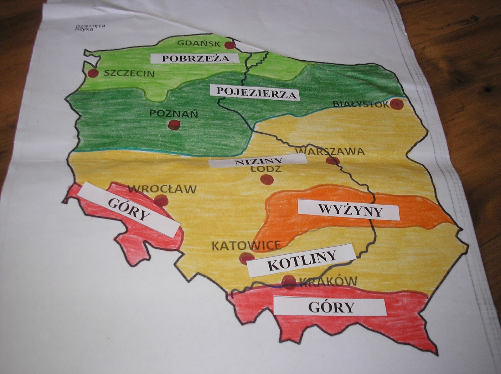 Niziny Wyzyny Gory W Polsce