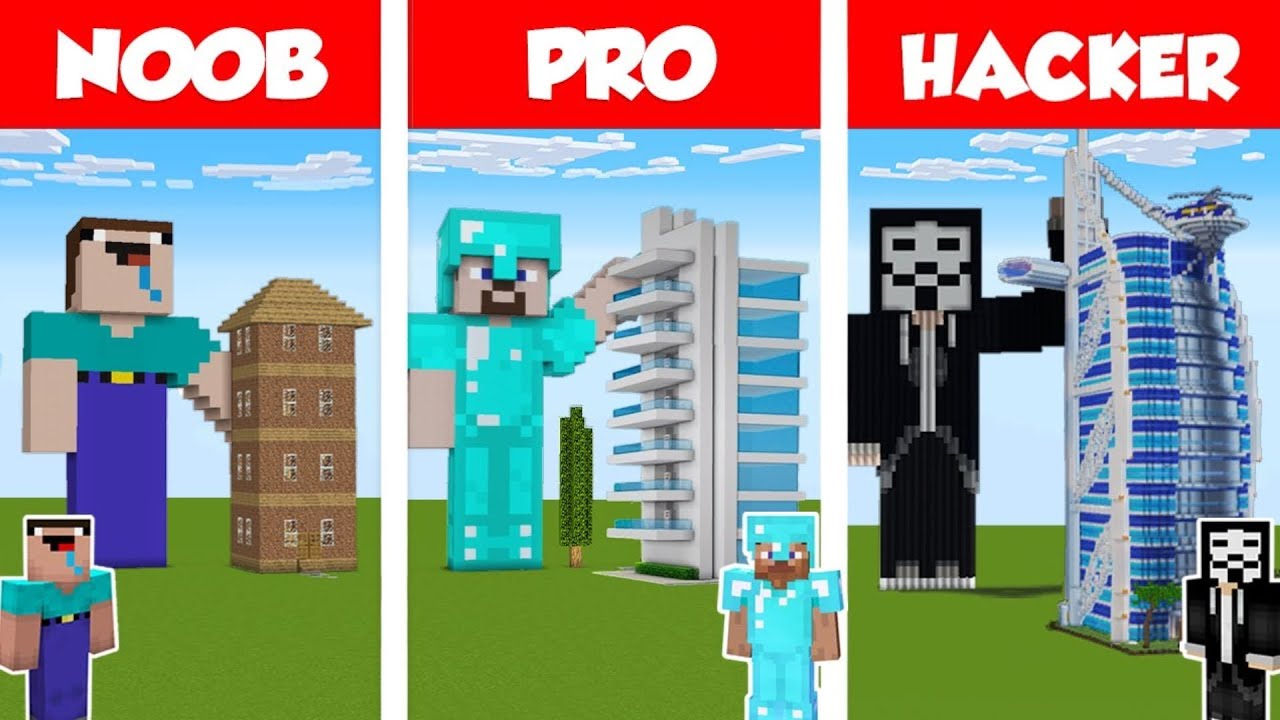 Noob VS PRO VS Hacker Challenge - YouTube Pro Vs Noob Vs Hacker Fortnite