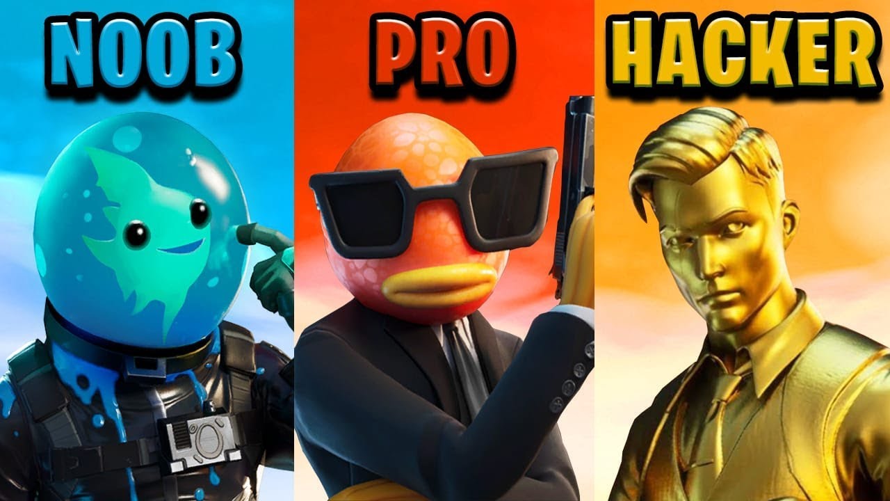 NOOB vs PRO vs HACKER! (Fortnite) - YouTube Pro Vs Noob Vs Hacker Fortnite