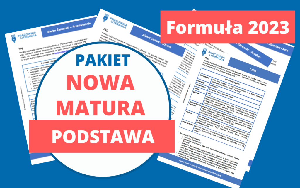 Notatki do matury – Notatki z języka polskiego | opracowania lektur Notatki Do Matury Z Polskiego
