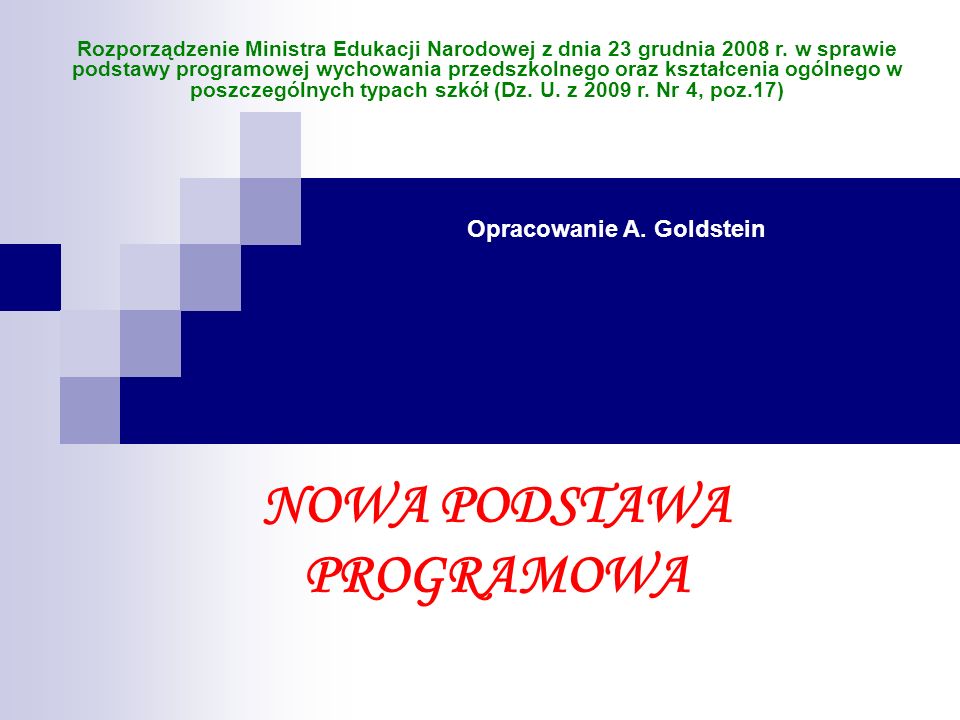 NOWA PODSTAWA PROGRAMOWA - ppt pobierz Lektury Klasa 3 Gimnazjum Nowa Podstawa Programowa