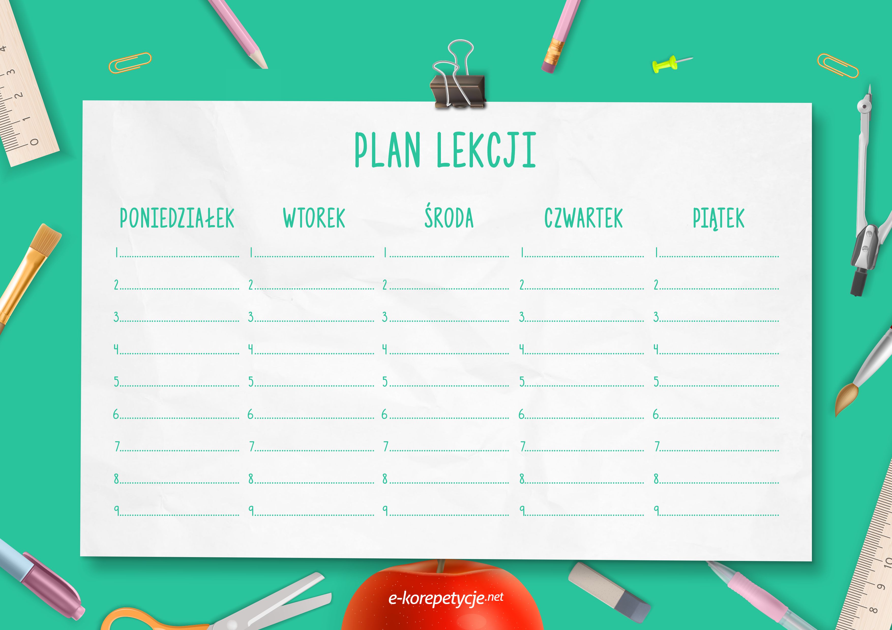Nowe plany lekcji Plan Lekcji Sp2