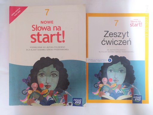 Nowe słowa na start! 7. j.polski dla klasy 7 + Zeszyt ćwiczeń nowa era Nowe Slowa Na Start