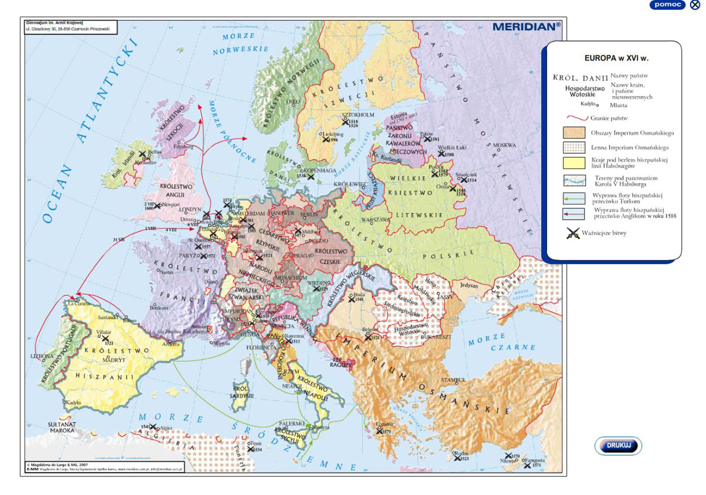 Europa I świat W Xvi Wieku Sprawdzian Klasa 6 Wsip