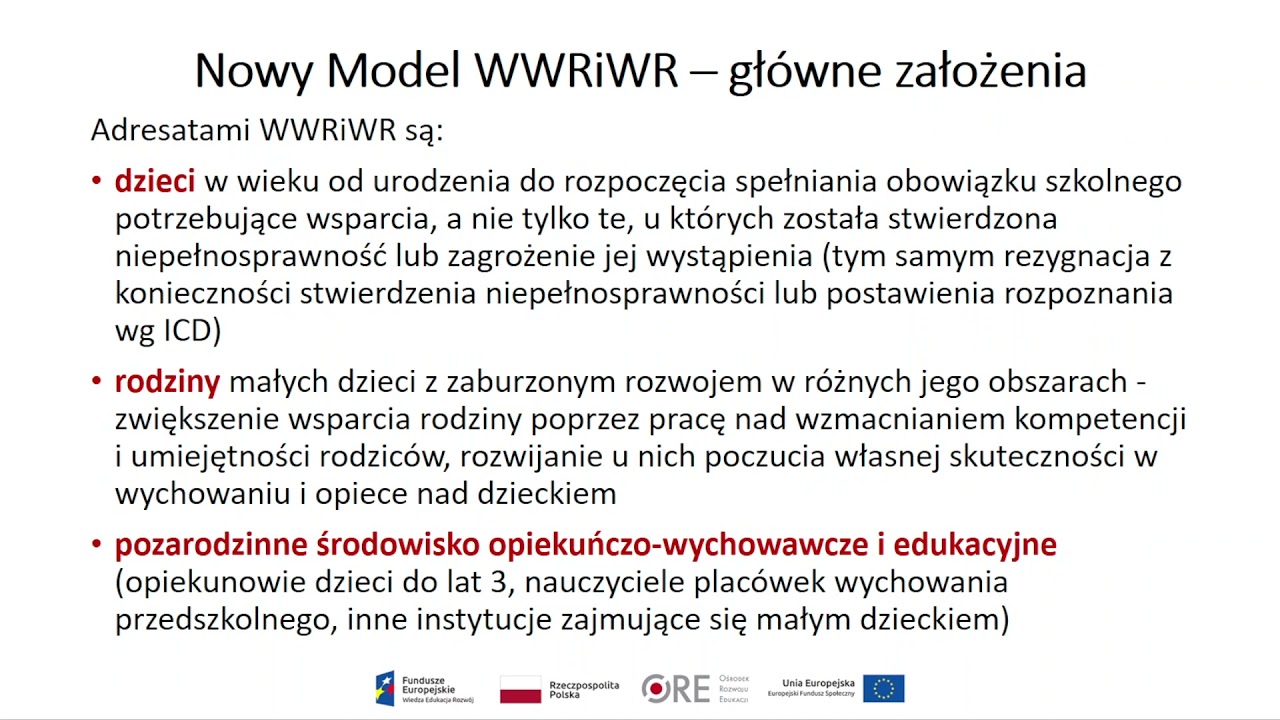 Nowy Model Wczesnego Wspomagania Rozwoju Dzieci i Wsparcia Rodzin - YouTube Indywidualny Plan Rozwoju Ucznia Zdolnego Przykład