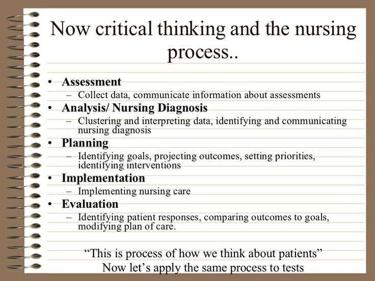 Nursing process and critical thinking test questions Chapter 15 Critical Thinking In Nursing Practice Test Bank
