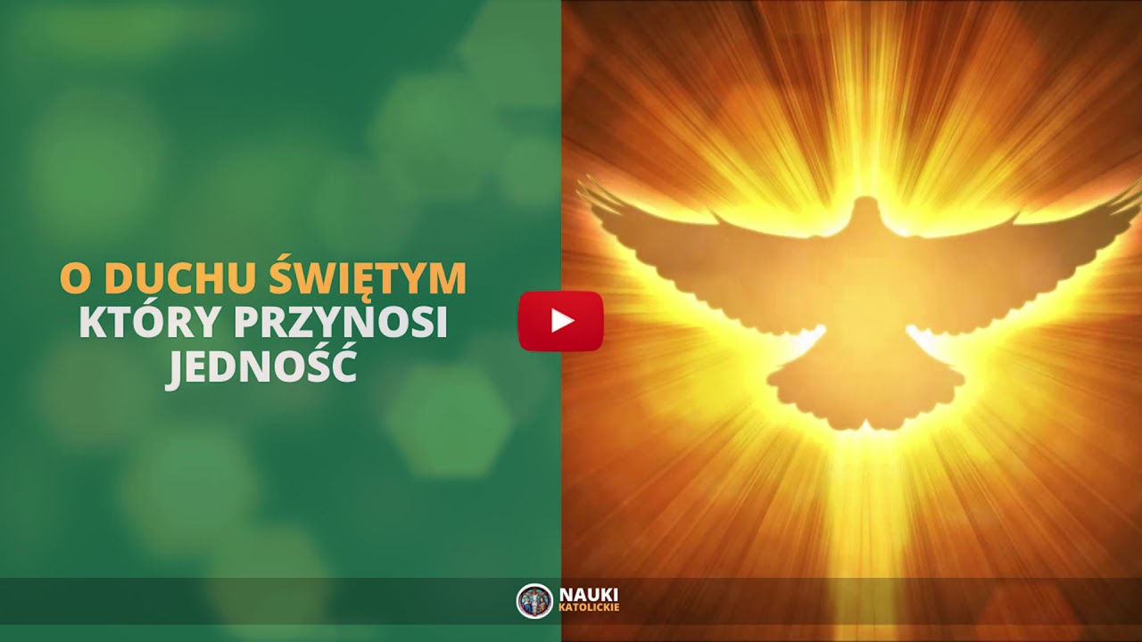 O Duchu Świętym, który przynosi jedność | Nauki Katolickie - Katechezy Duch Sie W Kazdym Poniewiera