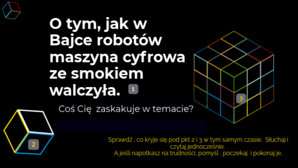 O maszynie cyfrowej co ze smokiem walczyła | Genially Plan Wydarzeń O Maszynie Cyfrowej Co Ze Smokiem Walczyła