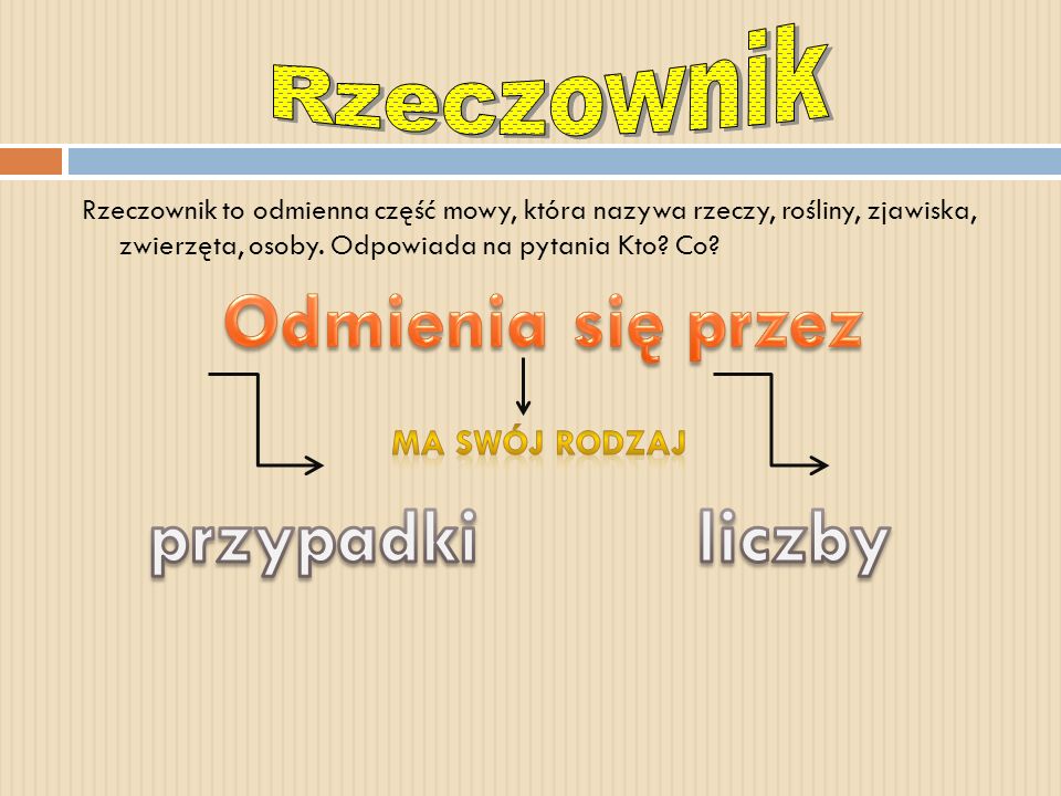 O odmiennych i nieodmiennych częściach mowy - ppt pobierz Przez Co Odmienia Się Rzeczownik