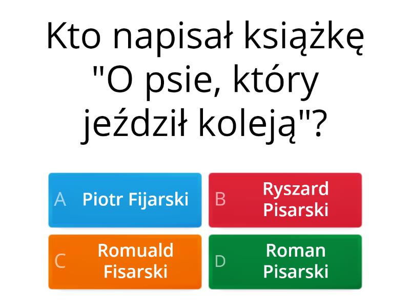 O psie, który jeździł koleją - z lektury - Test Test O Psie Ktury Jeździ Koleją