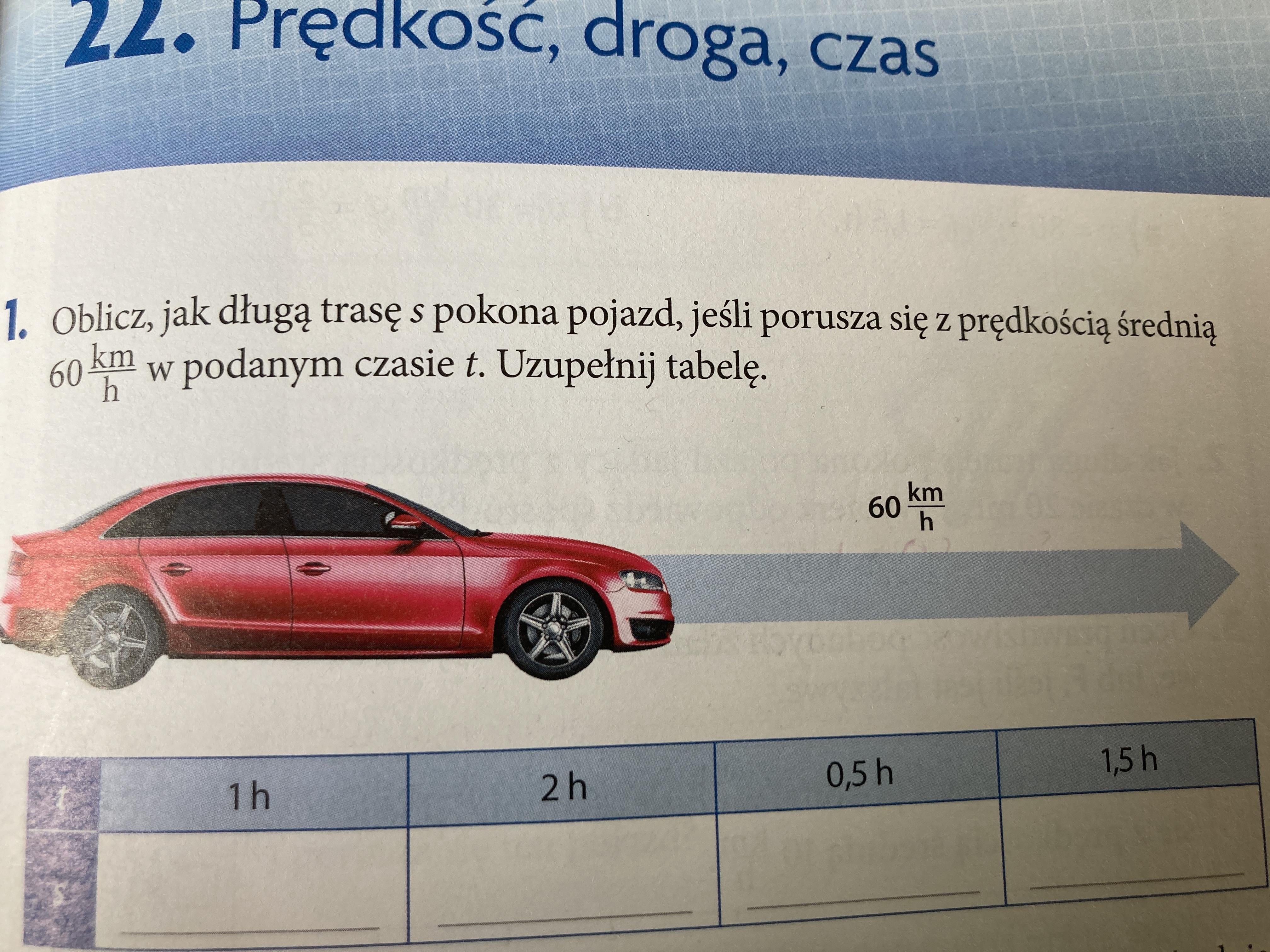 Oblicz Drogę Jaką Pokonał Samochód Osobowy W Ciągu 45 Min