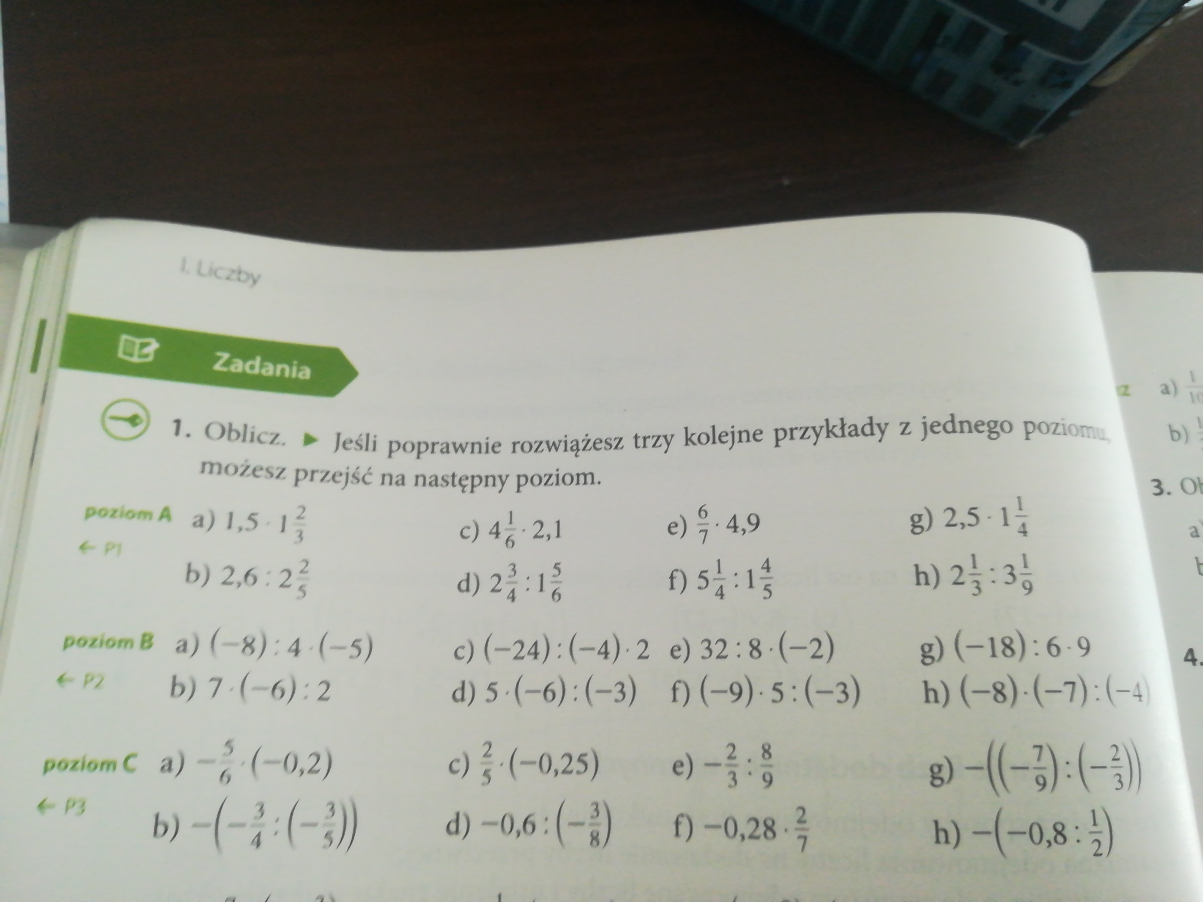 Oblicz Jeśli Poprawnie Rozwiążesz Trzy Kolejne Przykłady Z Jednego Poziomu
