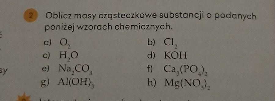 oblicz masy cząsteczkowe substancji o podanych poniżej wzorach Oblicz Masy Cząsteczkowe Substancji O Podanych Wzorach So3