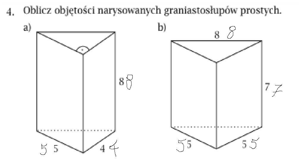 Oblicz Objetosci Narysowanych Graniastoslupow Prostych - Margaret Wiegel Oblicz Objetosci Narysowanych Graniastoslupow Prostych A B