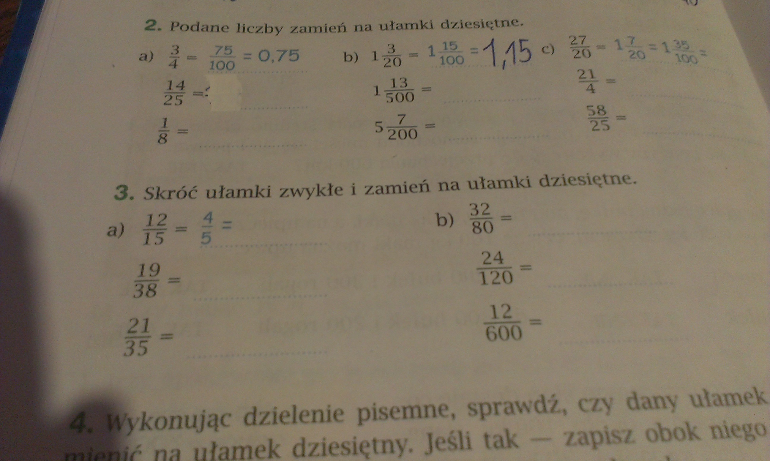 Oblicz Obwody Jak Najwikszej Liczby Figur Ktre Widzisz Na Rysunku Zamień Ułamki Dziesiętne Na Ułamki Zwykłe I Oblicz