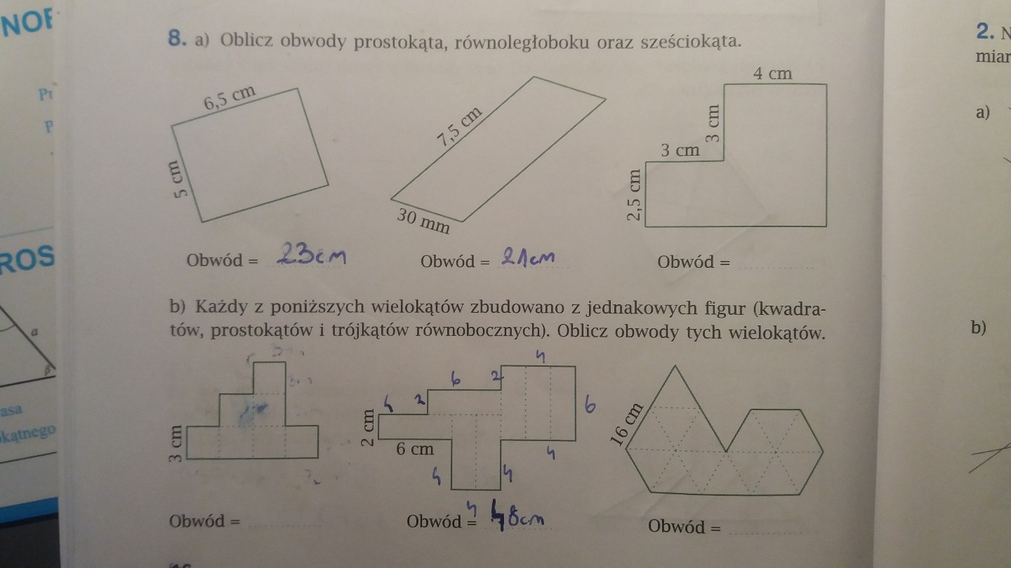 Oblicz obwody prostokąta rowjolegloboku oraz szesciana. - Zapytaj.onet.pl Oblicz Obwody Prostokąta Równoległoboku Oraz Sześciokąta