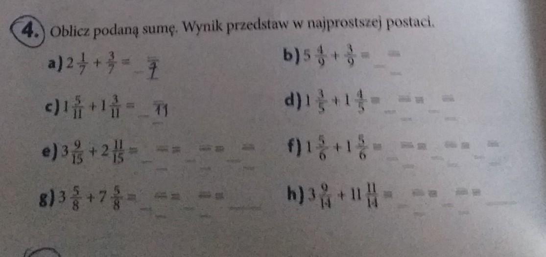 Oblicz podaną sumę Wynik przedstaw w najprostszej postaci - Brainly.pl Oblicz Podaną Sumę Wynik Przedstaw W Najprostszej Postaci