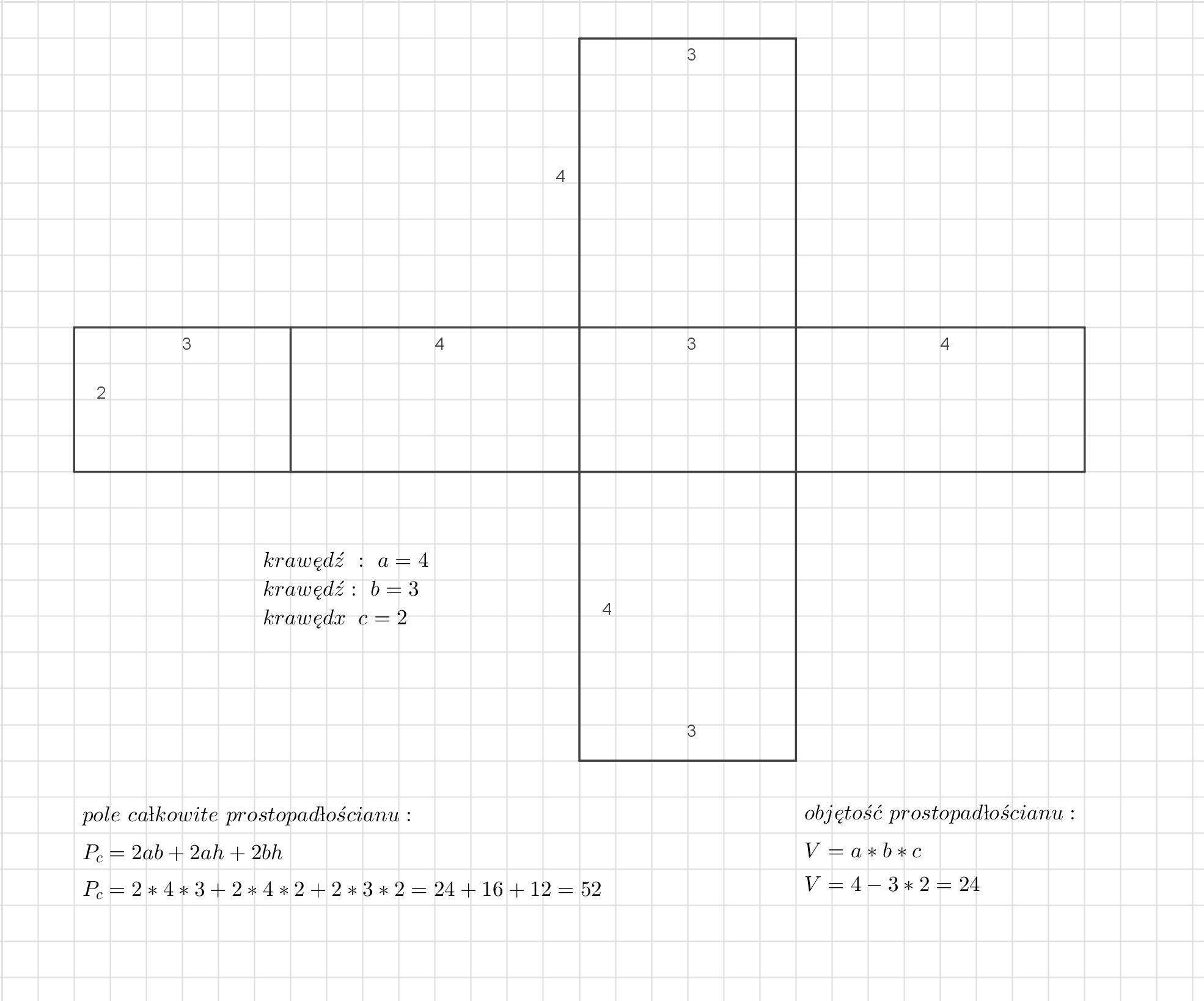 Oblicz Pola Prostoktw O Wymiarach 3cm X 3mm - question Narysuj Siatkę Prostopadłościanu O Krawędziach 2cm 3cm 4cm