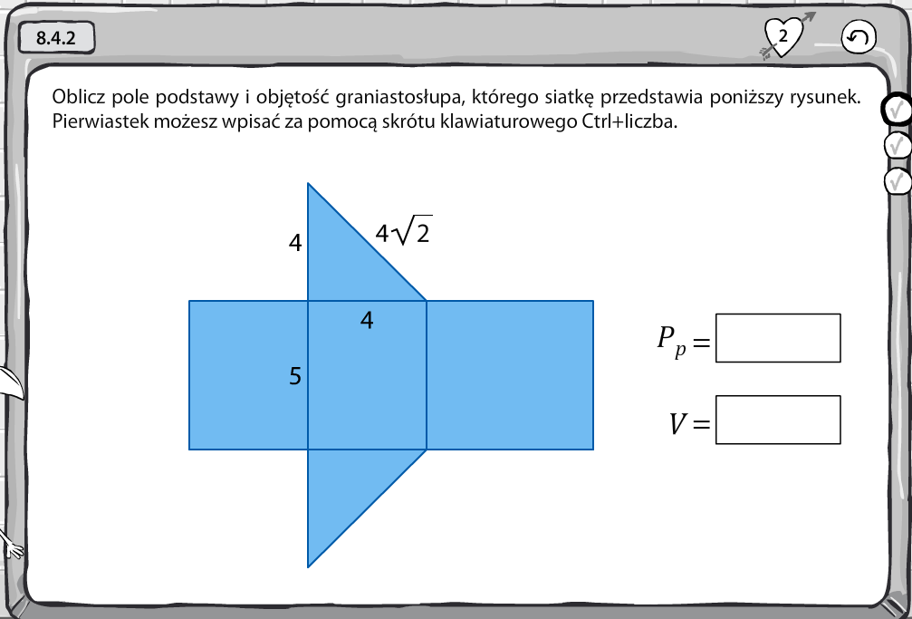 Oblicz Pole I Obw%c3%b3d Figury Narysowanej Na Jednostkowej Kratce Oblicz Obwód I Pole Czworokąta Przedstawionego Na Rysunku