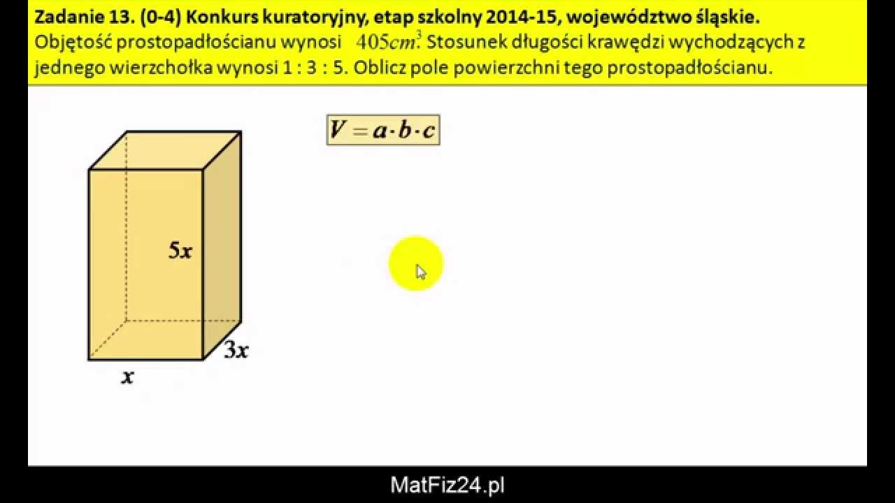 Jak Oblicza Się Pole Prostopadłościanu