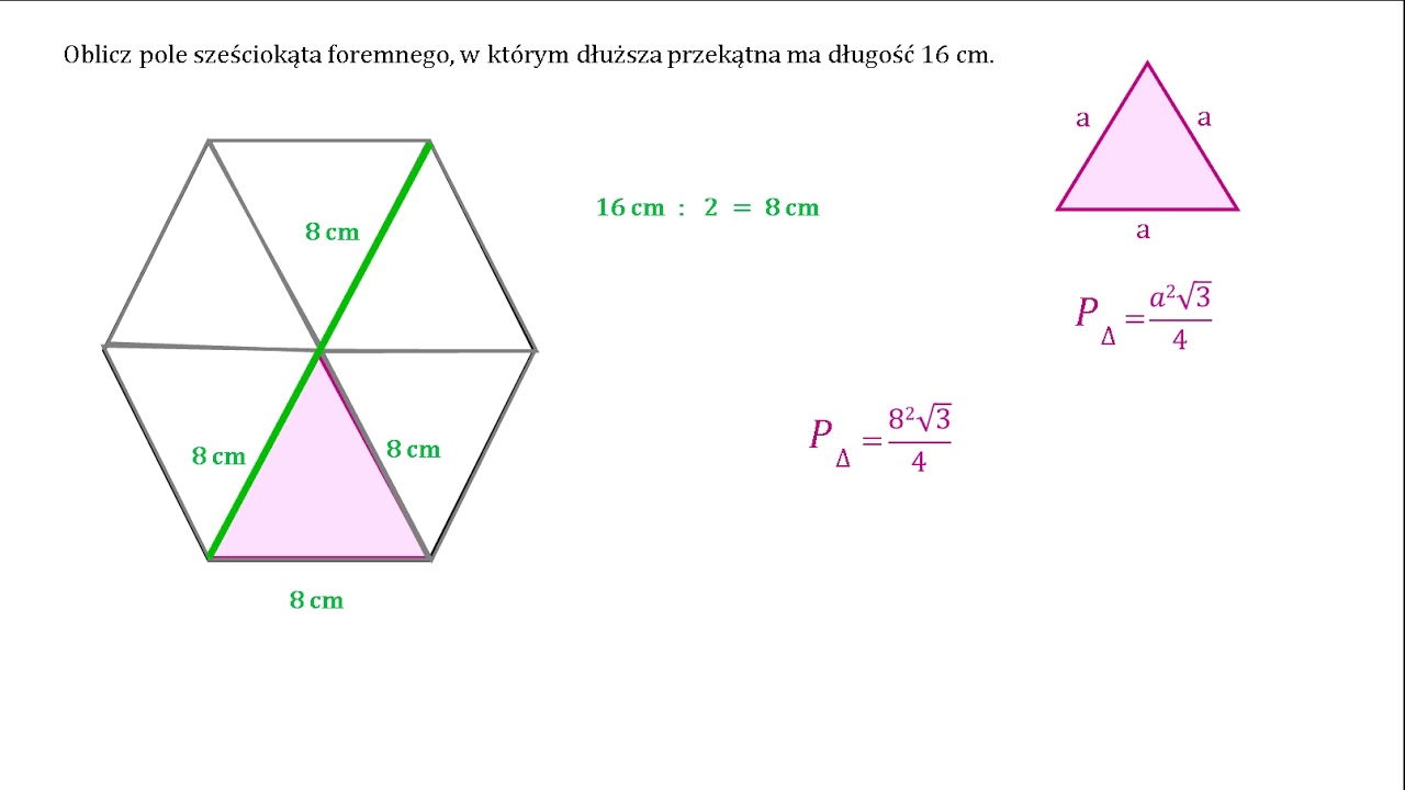 Wzor Na Przekatna Szesciokata