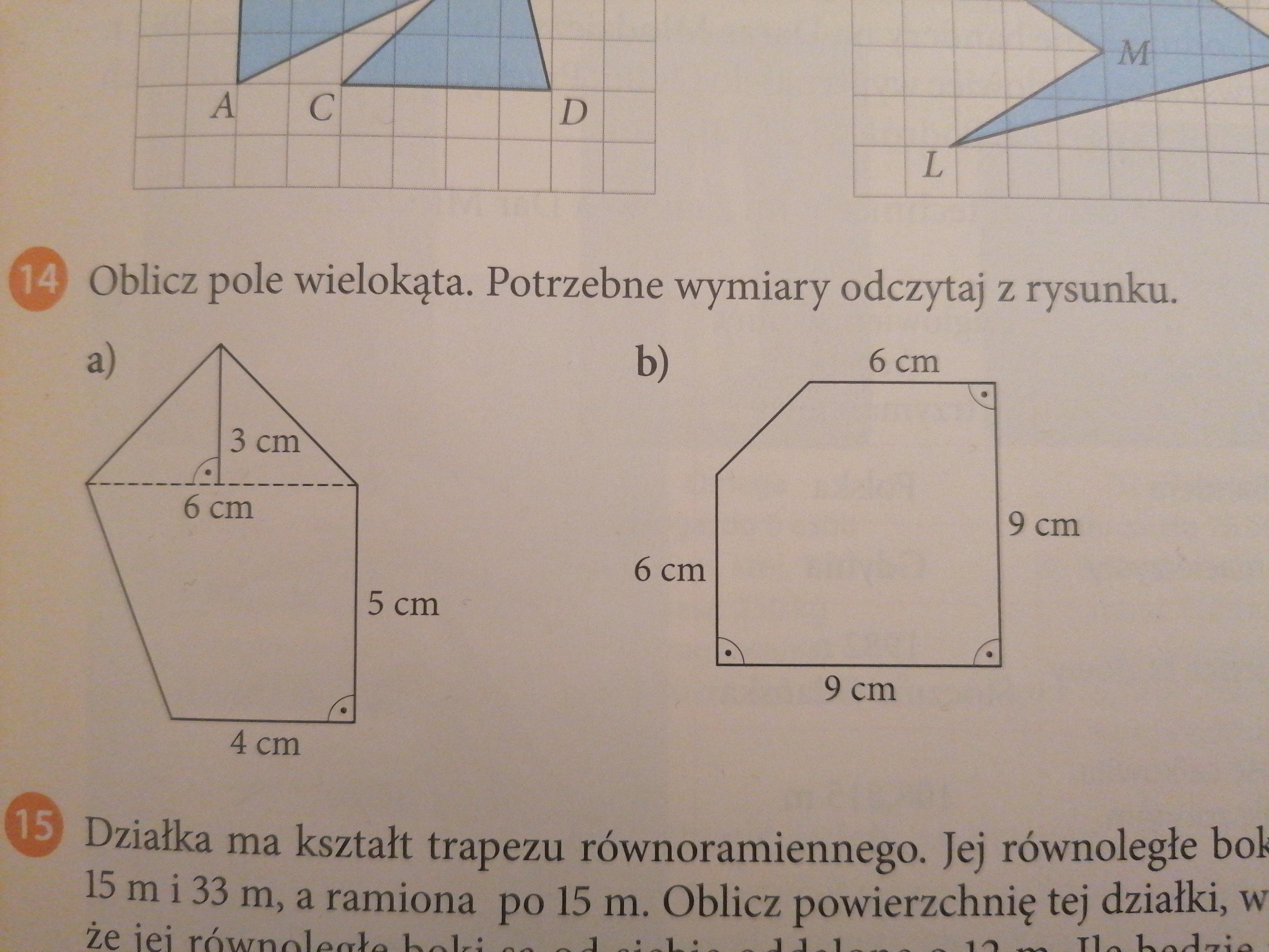 Oblicz pole wielokąta. Potrzebne wymiary odczytaj z rysunku. - Brainly.pl Oblicz Pole Wielokąta Potrzebne Wymiary Odczytaj Z Rysunku