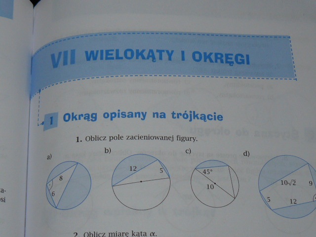 Oblicz Pole Zacieniowanej Figury Matematyka Z Plusem