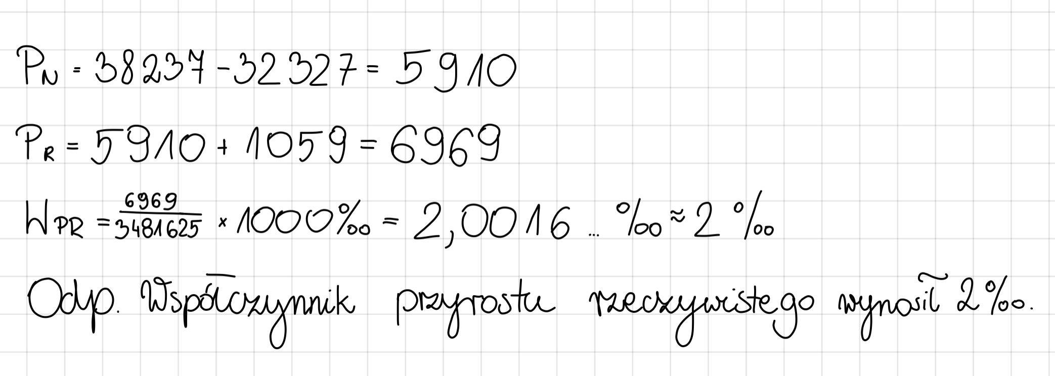Jak Obliczyc Wspolczynnik Przyrostu Rzeczywistego