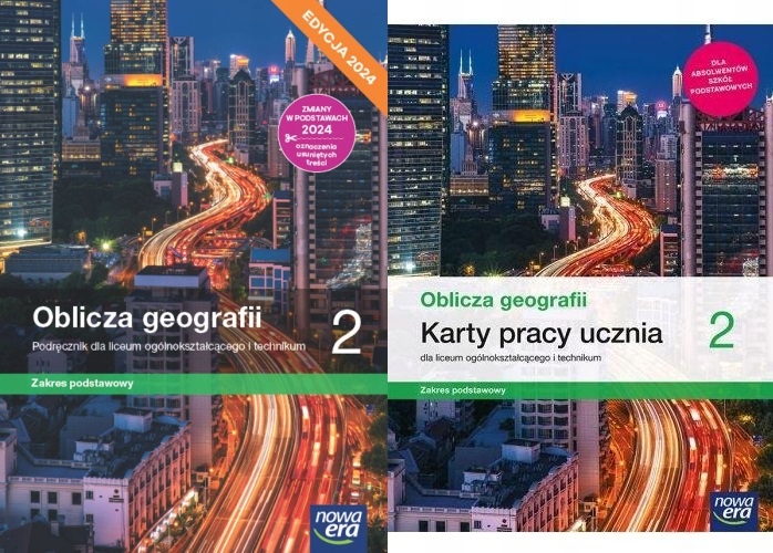 OBLICZA GEOGRAFII 2 LO PODRĘCZNIK + KARTY PRACY PODSTAWOWY NOWA ERA w Oblicza Geografii Karty Pracy Ucznia Pdf