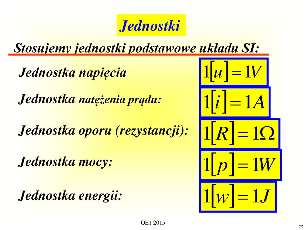Wybierz Zbior Zawierajacy Tylko Jednostki Napiecia Elektrycznego