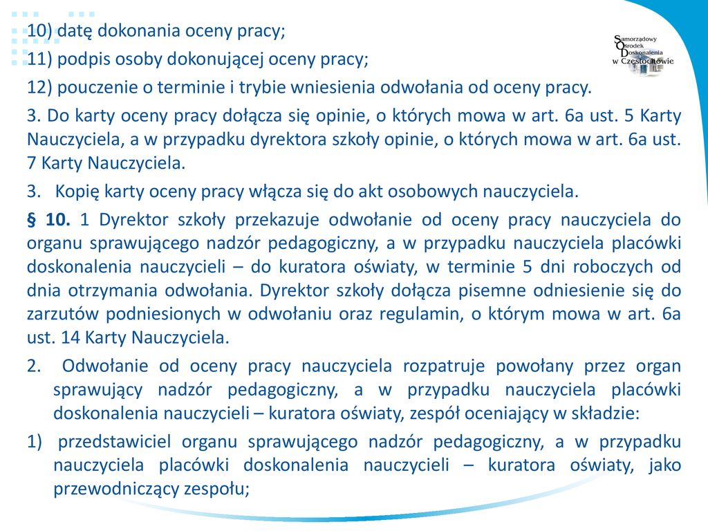 OCENA PRACY NAUCZYCIELA - ppt pobierz Dokonując Oceny Wstępnej Osoby Poszkodowanej Sprawdzisz Kolejno