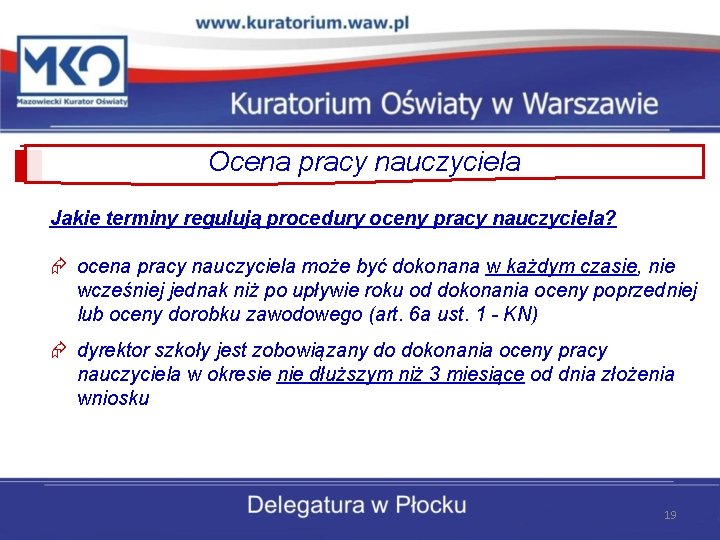 Powiadomienie Nauczyciela O Wszczęciu Procedury Oceny Pracy Wzór