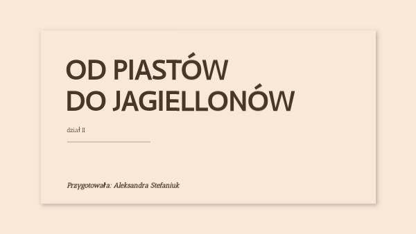 Od Piastow Do Jagiellonow Sprawdzian Klasa 4 Pdf Nowa Era