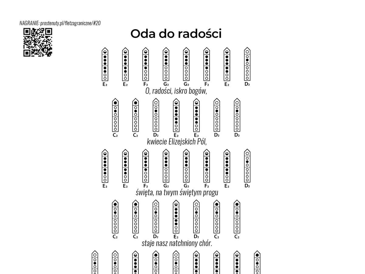 Jak Zagrać Na Flecie Oda Do Radości