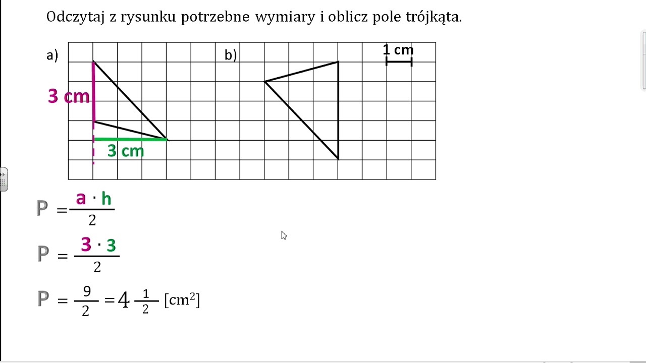 Odczytaj Z Rysunku Potrzebne Wymiary I Oblicz Pole Trojkata - Margaret Odczytaj Z Rysunku Potrzebne Wymiary I Oblicz Pole Trojkata