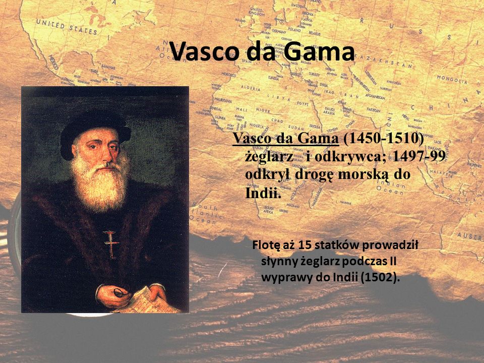 ODKRYCIA GEOGRAFICZNE - ppt video online pobierz Kto Odkrył Drogę Morską Do Indii