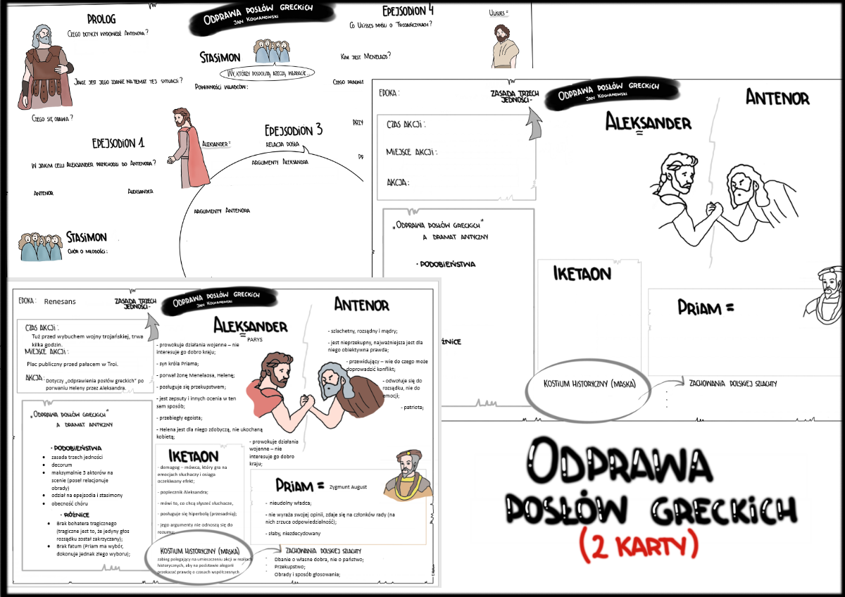 Odprawa Poslw Greckich Czas I Miejsce Akcji