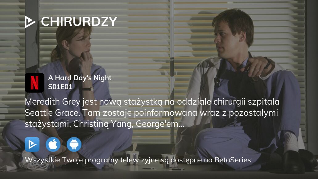 Chirurdzy Sezon 1 Odcinek 1 Youtube