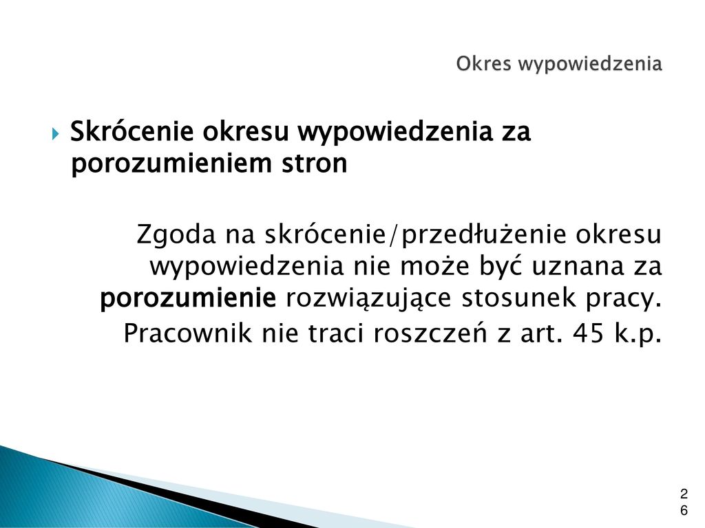 Ile Trwa Okres Wypowiedzenia Za Porozumieniem Stron