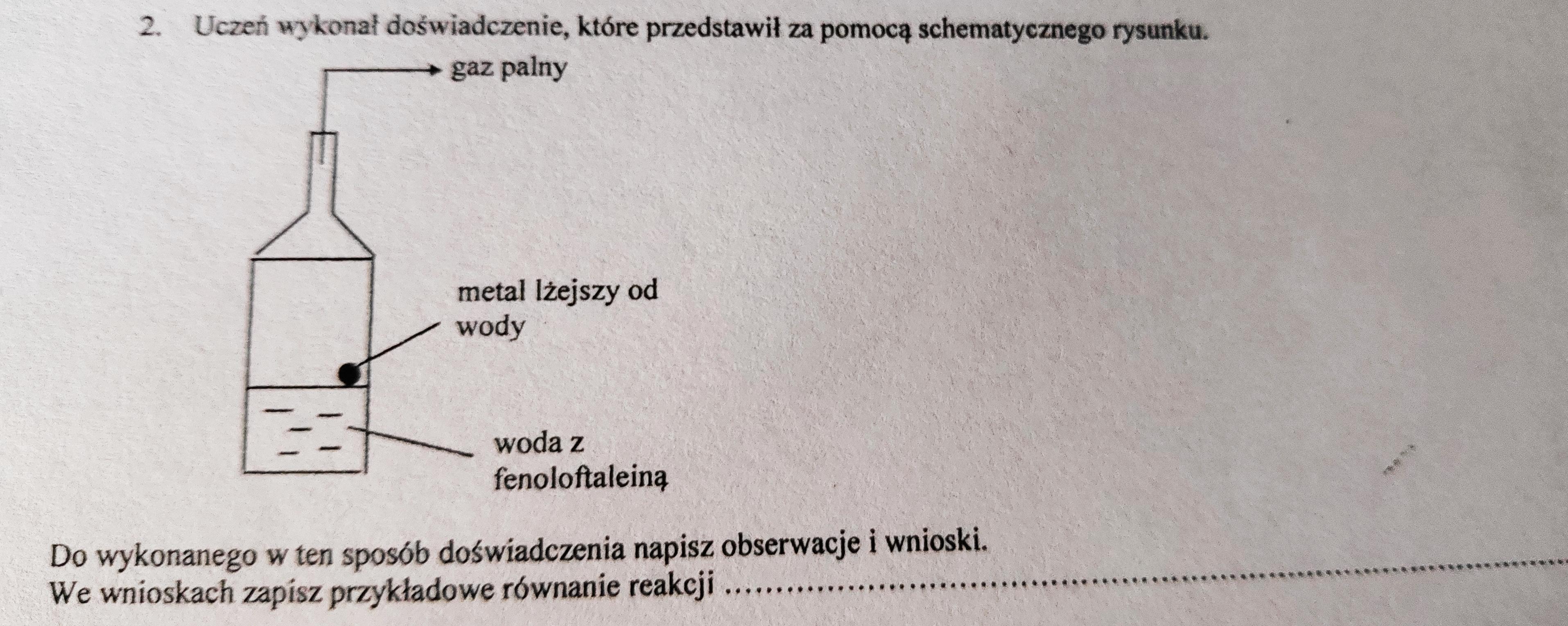Okresl Ktora Z Substancji 1 4 Plywa Po Powierzchni Wody