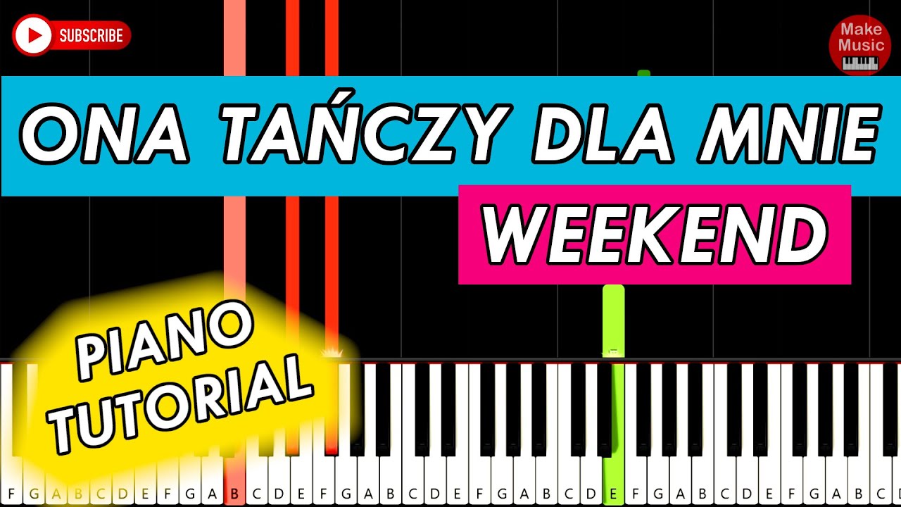 Ona Tańczy Dla Mnie Nuty Na Pianino