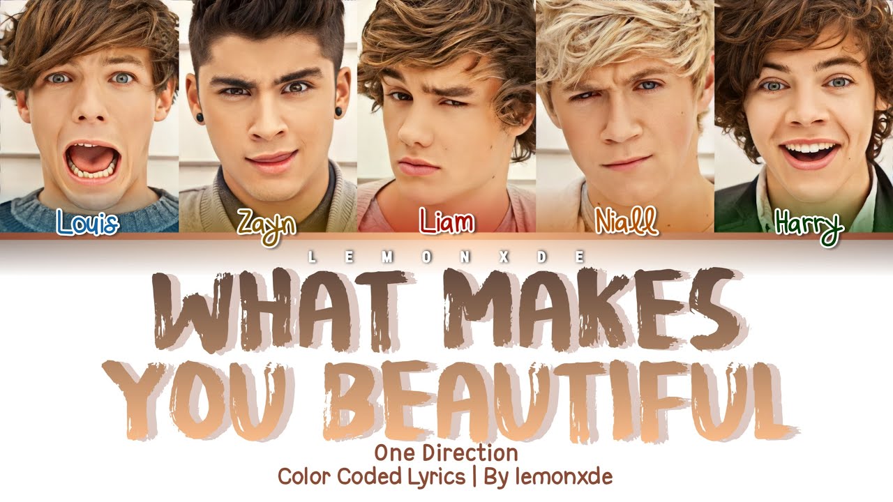 One Direction What Makes You Beautiful Tekst