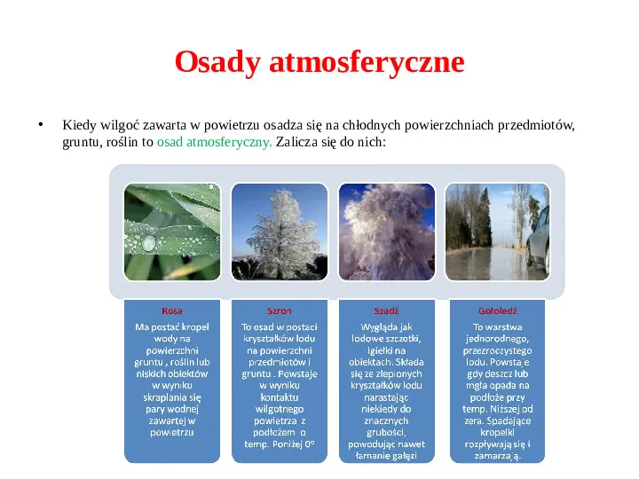 Pogoda Na Jutro Osady Atmosferyczne