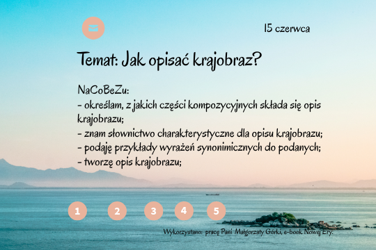 Jak Napisać Opis Krajobrazu Za Oknem