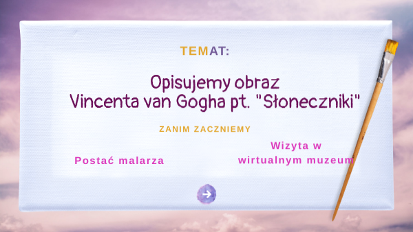 Opis obrazu Opis Obrazu Wstep Rozwiniecie Zakonczenie