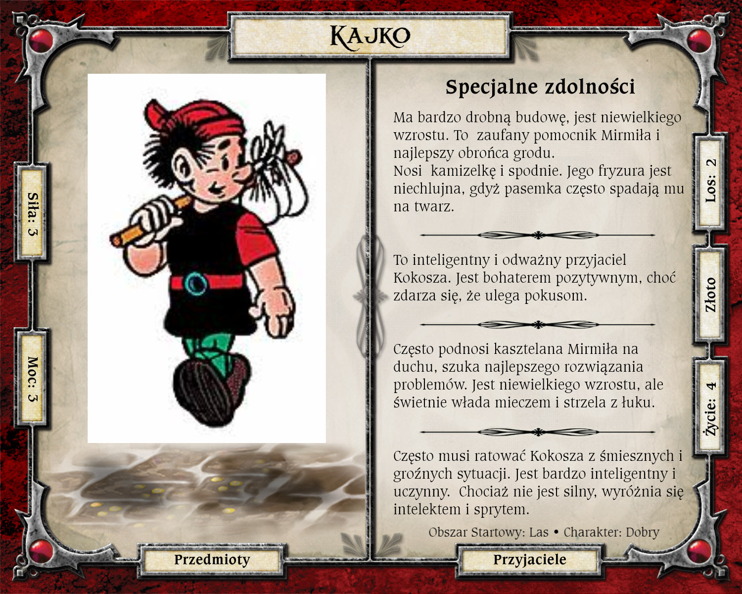 Opis postaci literackiej inaczej Opis Postaci Literackiej Klasa 5