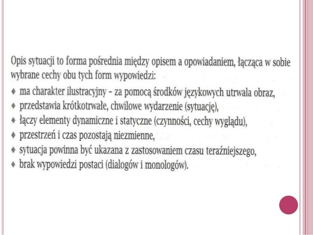 Opis sytuacji Przyporzadkuj Do Kazdego Z Opisow Sytuacji Rodzaj Oddzialywania