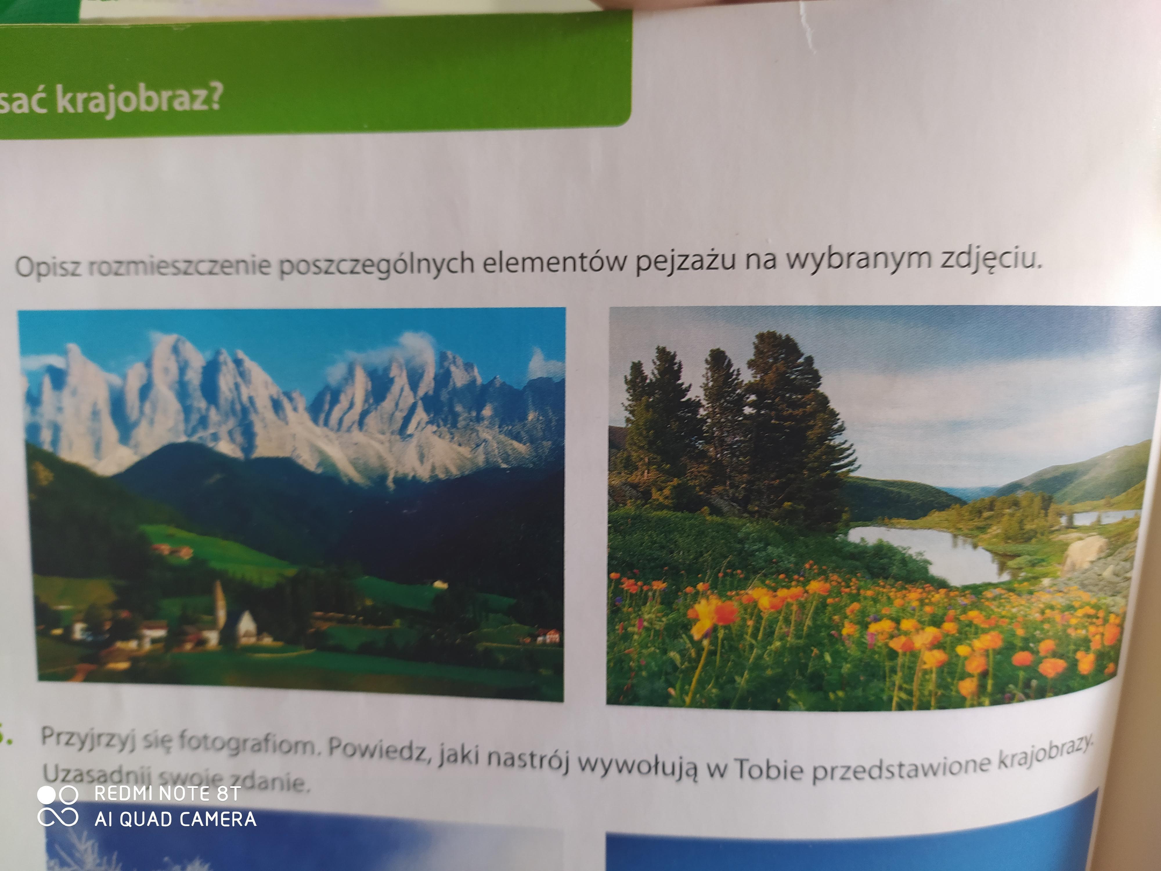 Opisz Krajobraz Górski Klasa 2