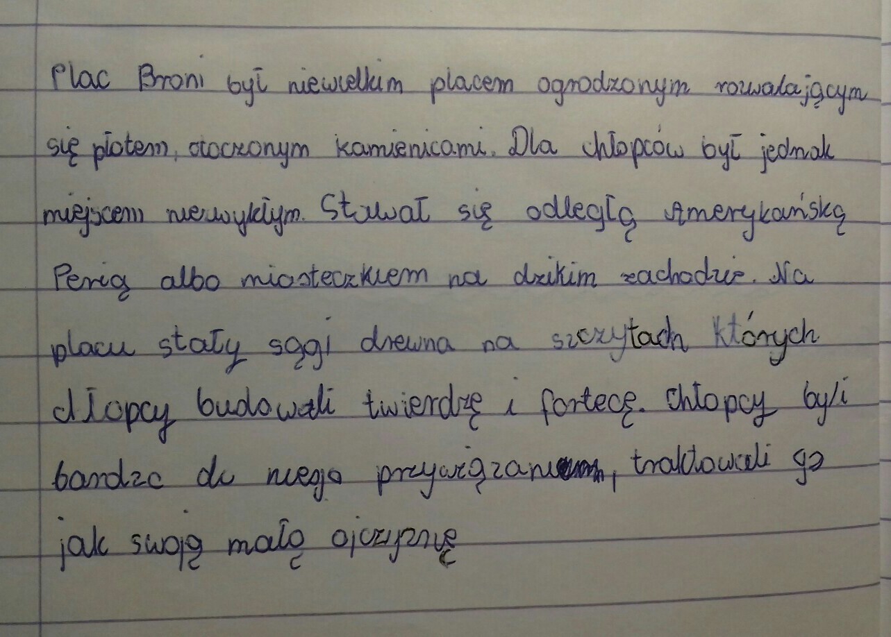 Opisz Wybrane Wydarzenie Z Powieści Chłopcy Z Placu Broni
